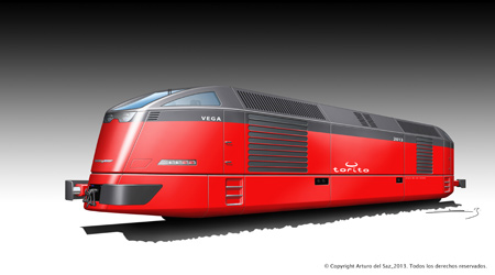 diseño locomotora